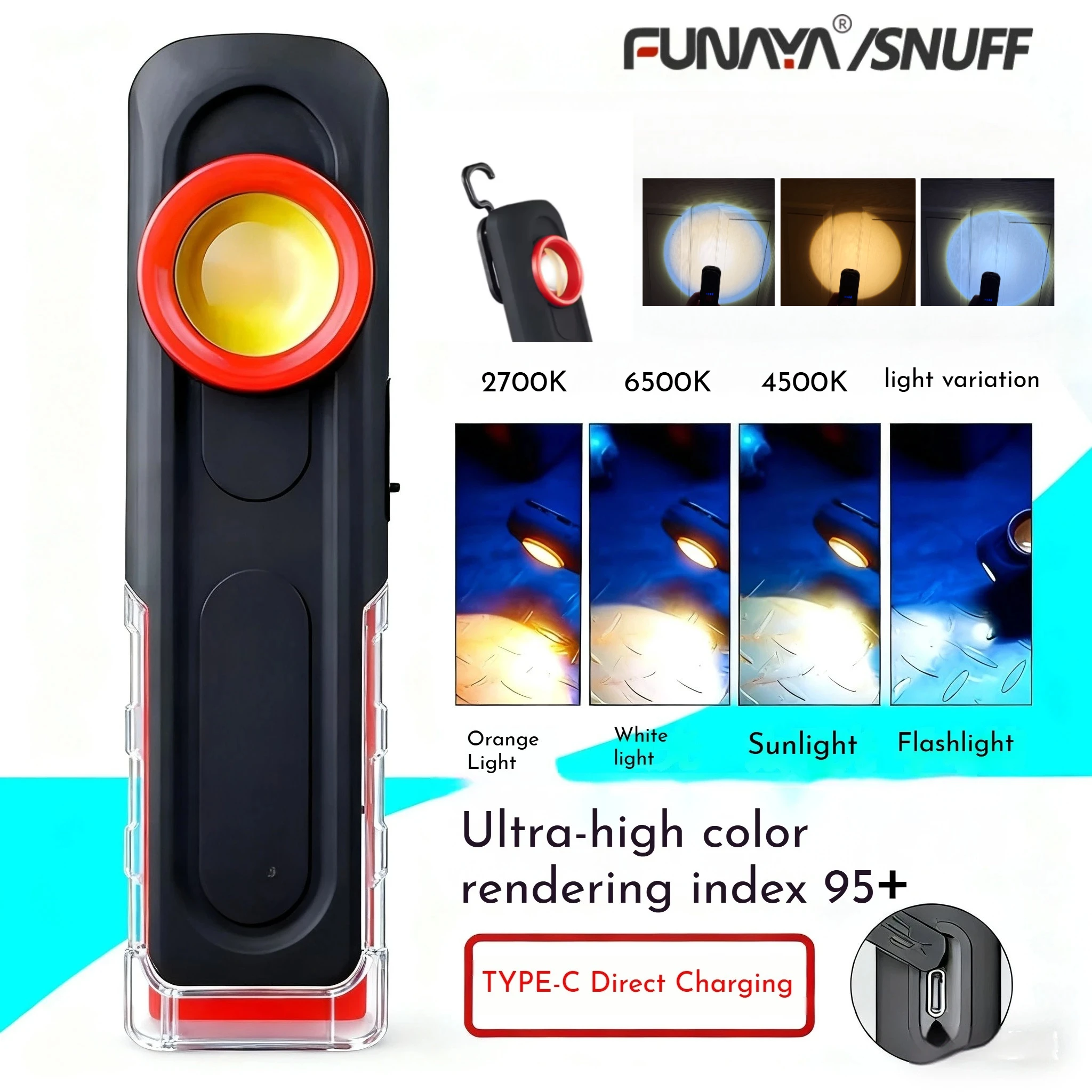 Auto Repair Tools - FUNAYA مصباح يدوي محمول أدوات تفصيل