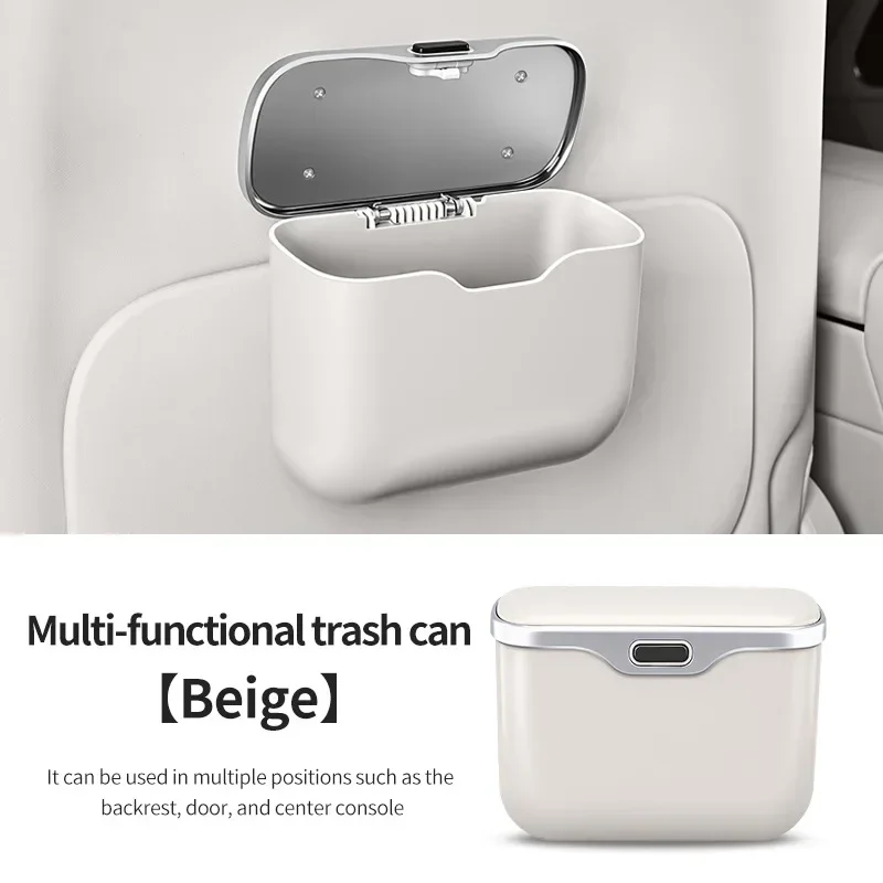 صندوق قمامة للسيارة، محمول، مت - مراجعة Waterproof Car Trash Can With Lid وسعره