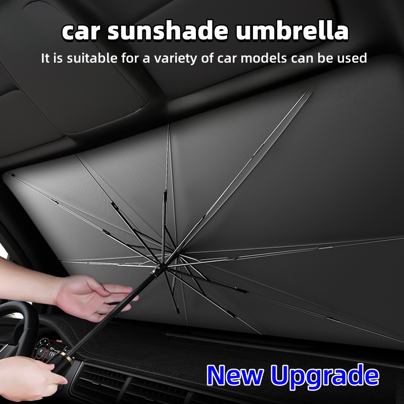 مظلة واقية من الشمس للزجاج الأ - مراجعة Car Sunshade Windshield Umbrella Foldable وسعره