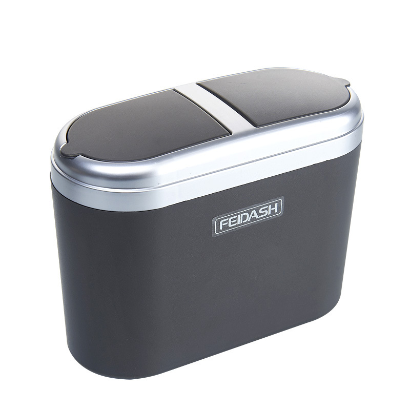 صندوق تخزين السيارة البلاستيكي - مراجعة Waterproof Car Trash Can With Lid وسعره