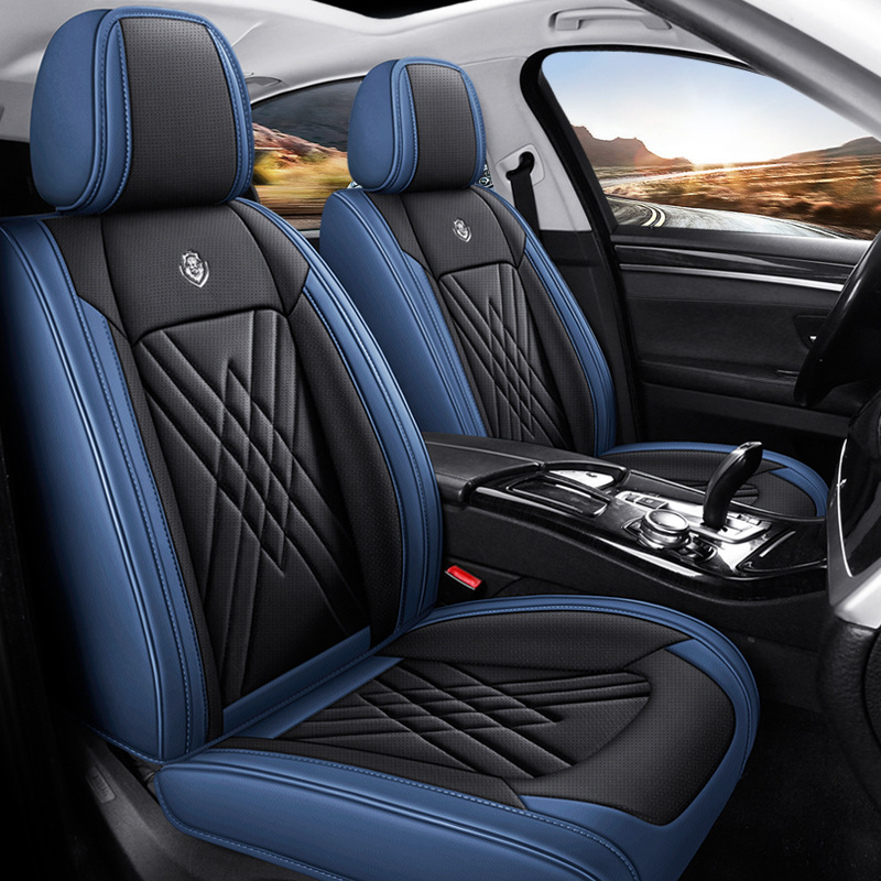 أغطية مقاعد السيارة الجلدية ال - مراجعة Leather Car Seat Covers Full Set Universal وسعره