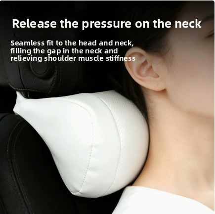 وسادة رقبة للسيارة من الفوم ال - مراجعة Memory Foam Car Neck Pillow Lumbar Support وسعره