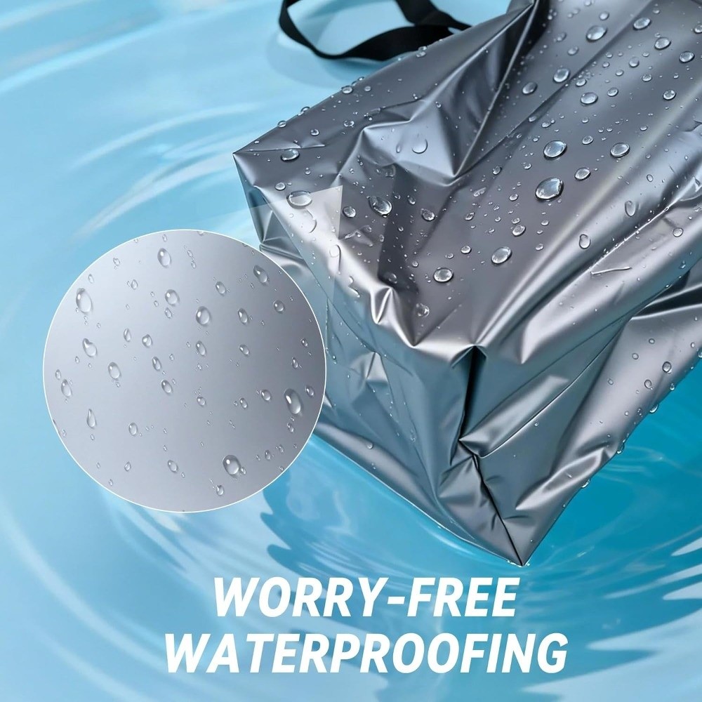 سلة مهملات قابلة للطي للسيارة  - مراجعة Waterproof Car Trash Can With Lid وسعره
